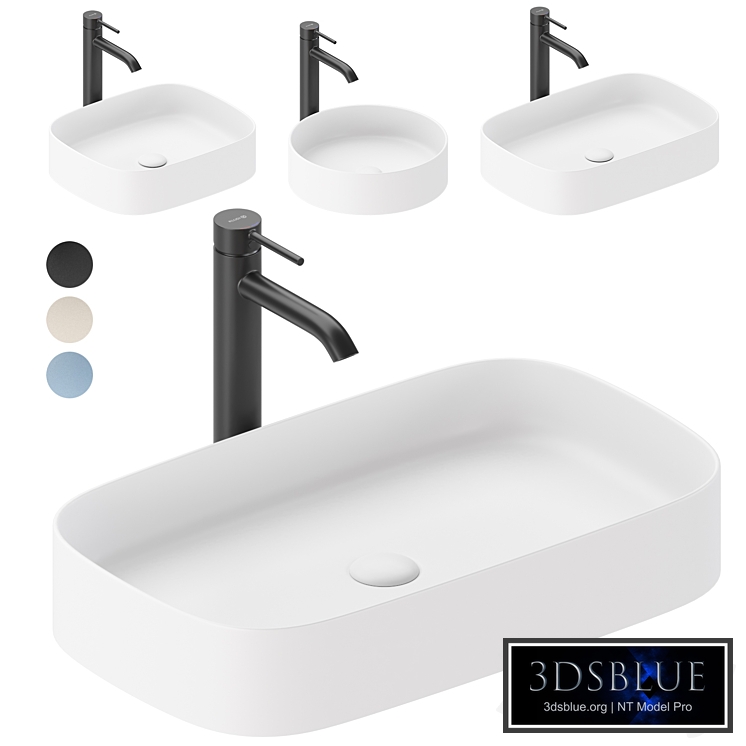 Ceramica Galassia Washbasin set 3