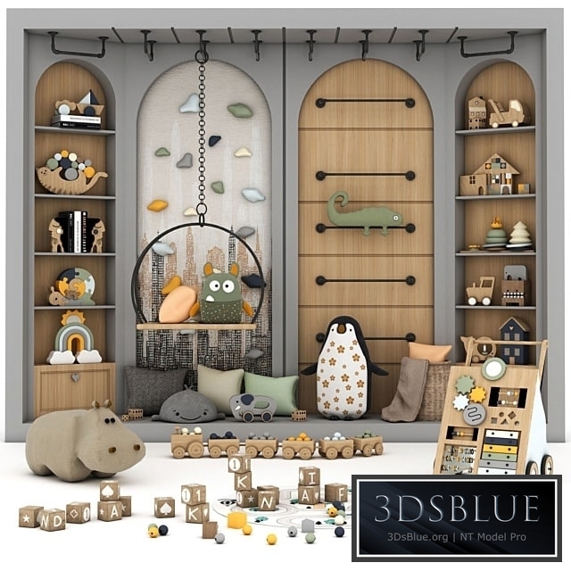 toys and furniture set