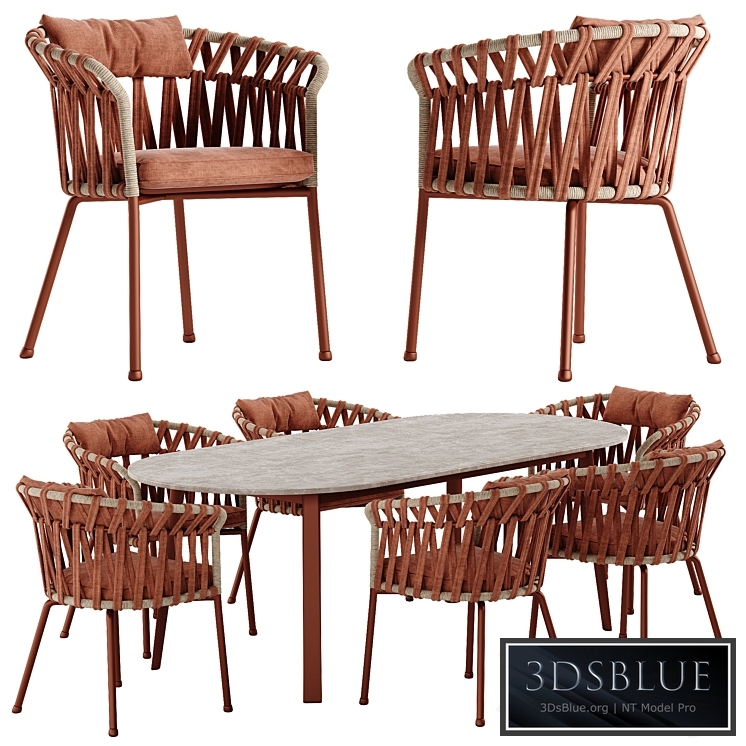 Varaschin Emma Cross dining set