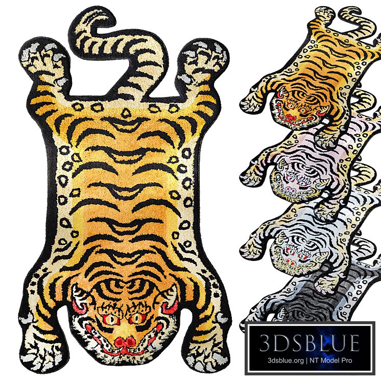 Tibetan tiger rug