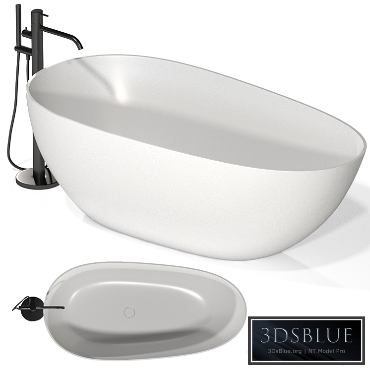 Acrylic bathtub Abber AB9211 170x80 freestanding