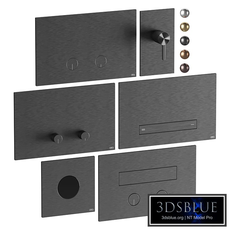 Flush buttons CEA set 01