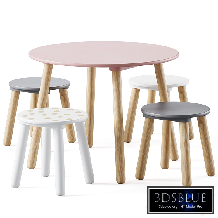 Children's table and stools by jabadabado