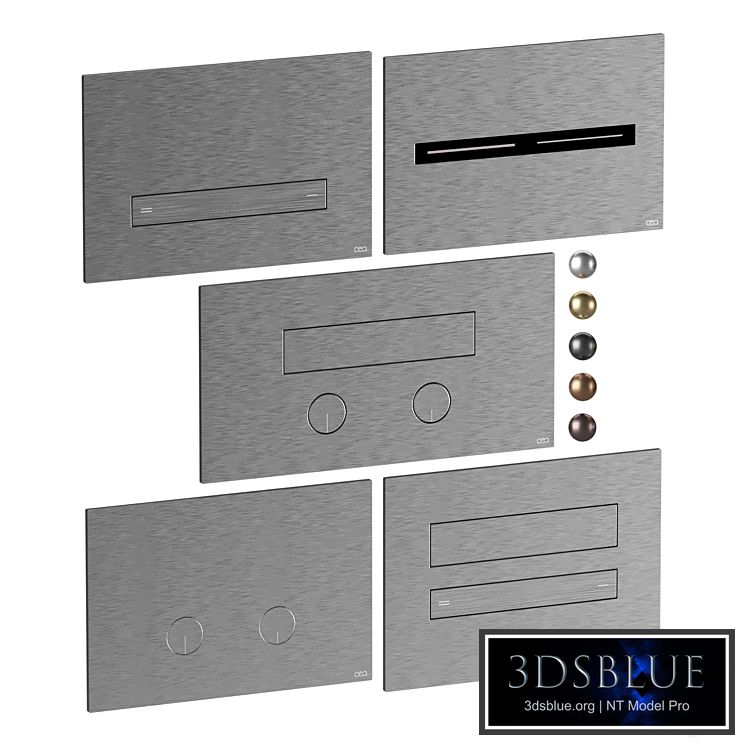 Flush buttons CEA set 02