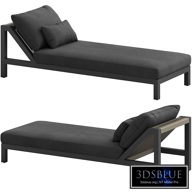 Coco Republic Boxster Outdoor Sunlounge