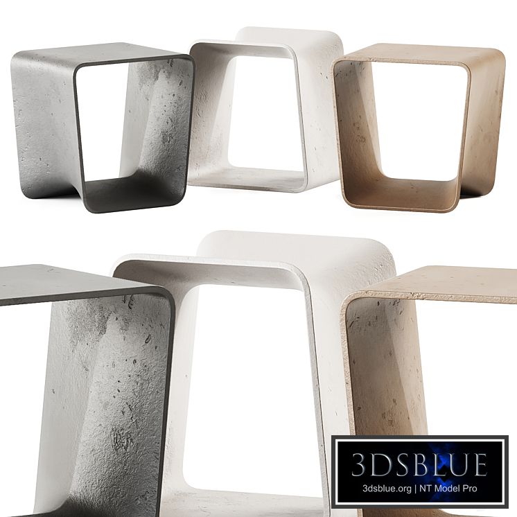 Ecal Side Table by Swisspearl Italia