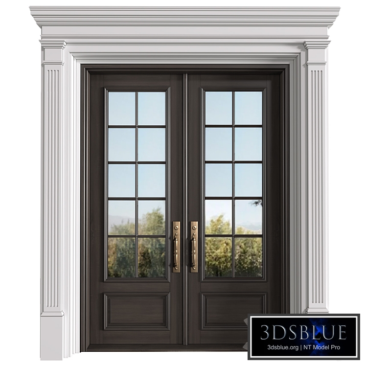 Entrance classic doors. Entrance to the house.Front Door. Outdoor Entrance classic door.External Doors. Exterior Door.Street Doors.Double Exterior Door