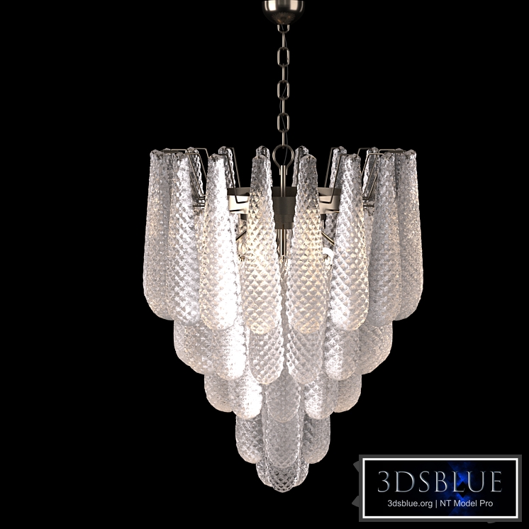 Italian Murano Petals Chandelier