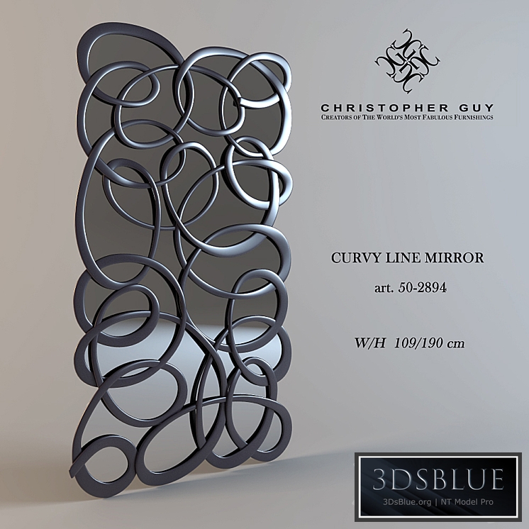 Christopher Guy / Curvy Line Mirror 50-2894