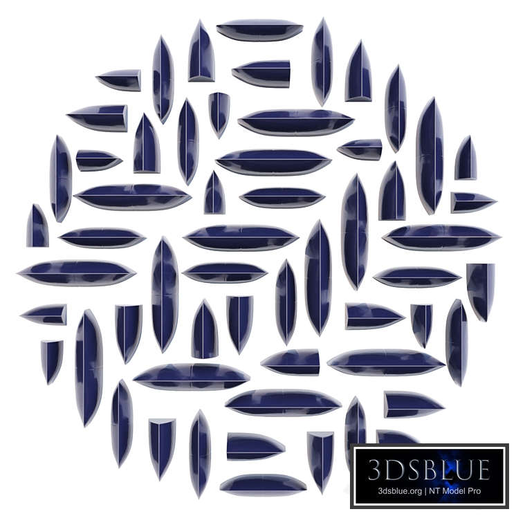 Hostler Burrows/Wall Pillows Blue Circle II