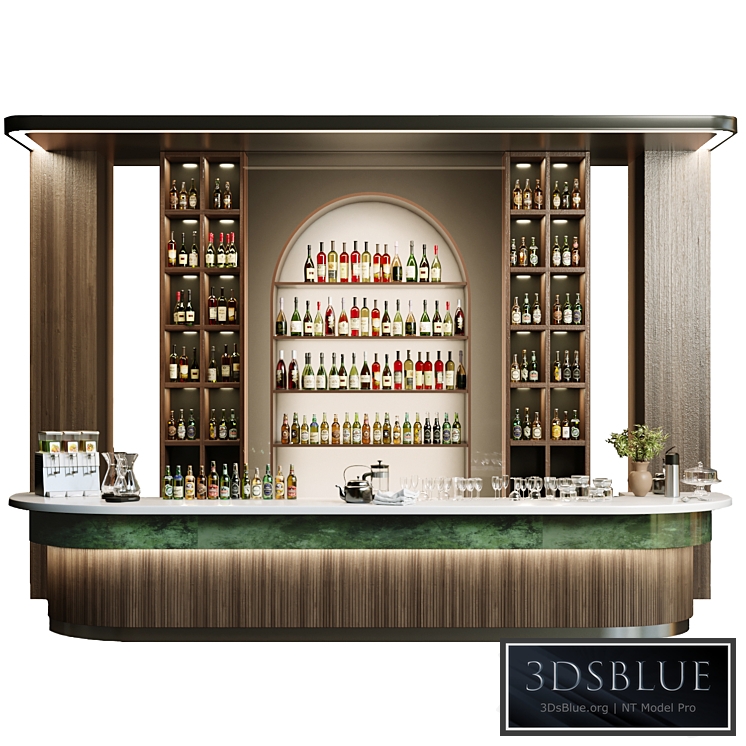 Design of a restaurant with a bar and wine. Alcohol, restaurant 22