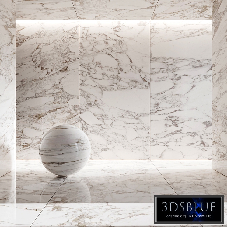 Arabescato White Porcelain Tile