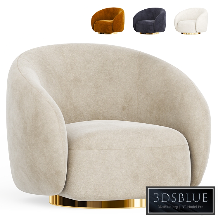 SWIVEL ARMCHAIR by EICHHOLTZ