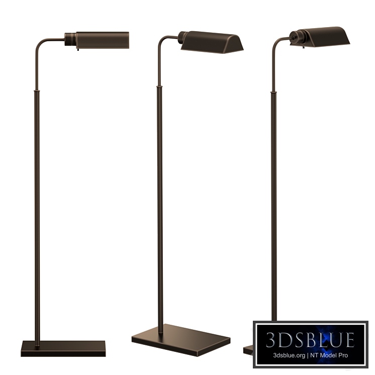ADJUSTABLE FLOOR LAMP IN BRONZE
