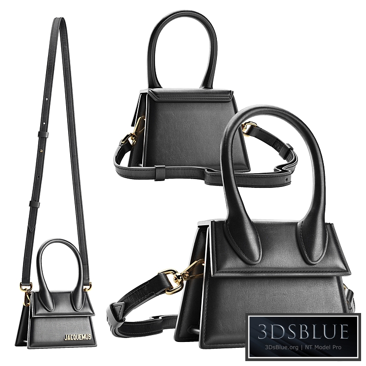 Ssence JACQUEMUS Black La Montagne Le Chiquito Clutch