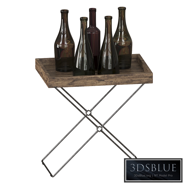 Bottle set with table