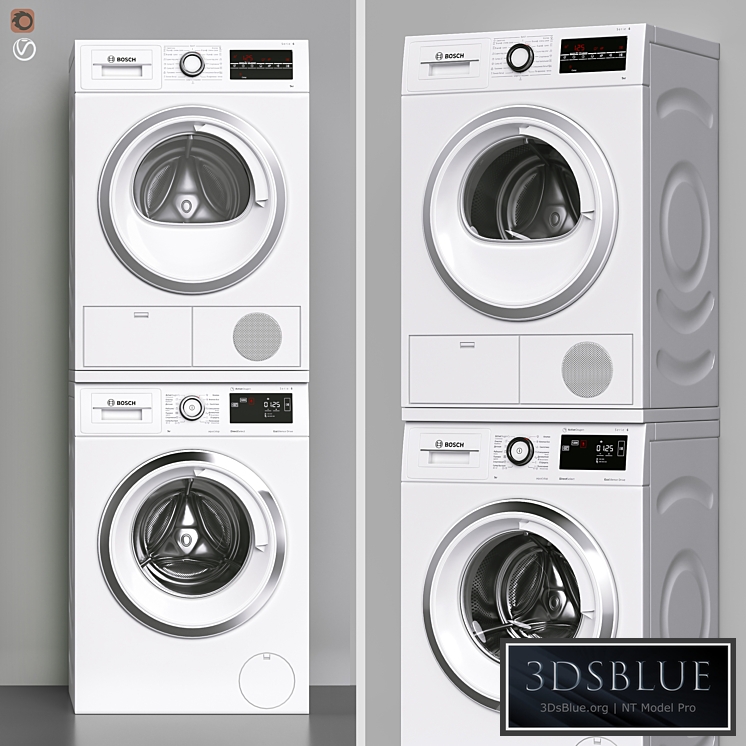 BOSCH washing machine and dryer