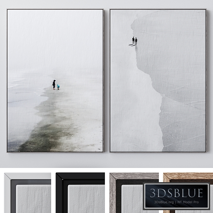 Set of large wall paintings 1956