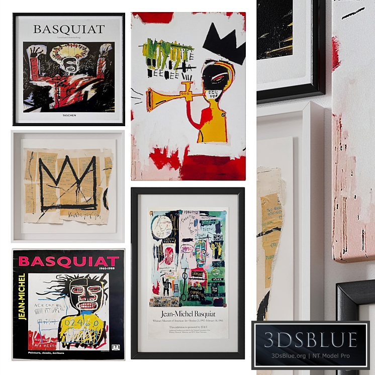 Set of paintings / Basquiat