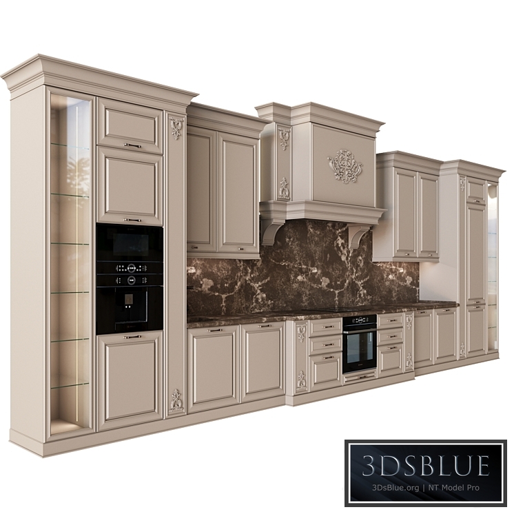 Neoclassical kitchen 06