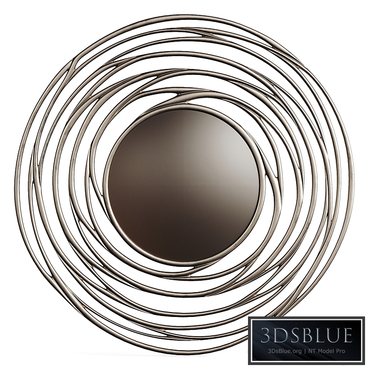 Luxury Mirror Round Metal 0056 GOLD