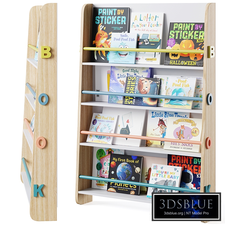 Bookshelf by Minime with children&#39;s books