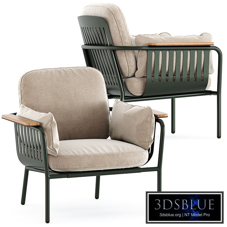 Capa Lounge Garden armchair by gandiablasco