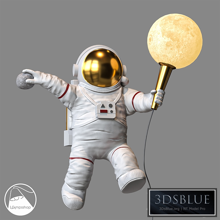 LampsShop.com B4327 Sconce Astronaut