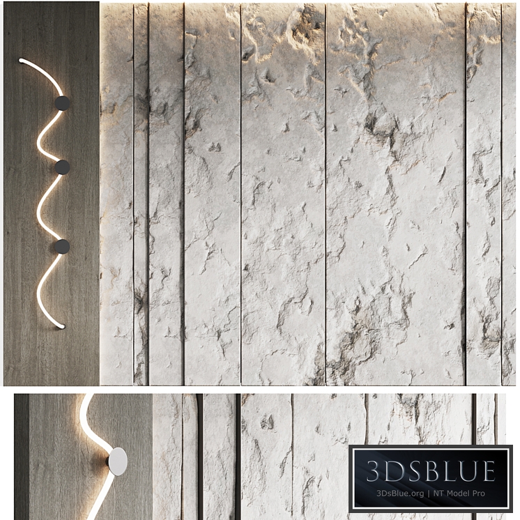 Decorative wall panel Cliff