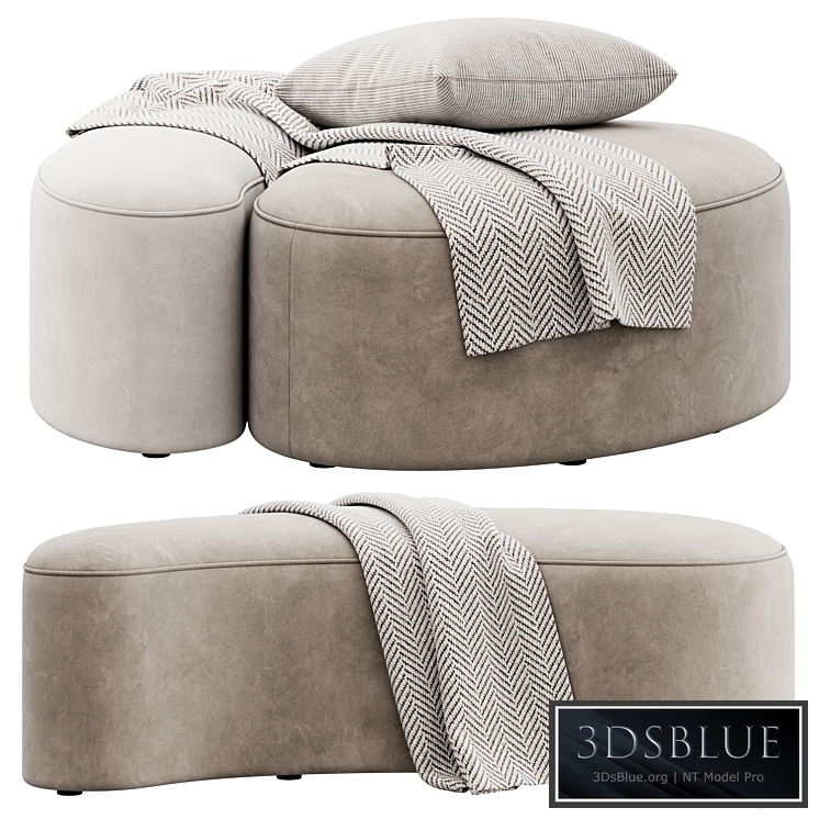 Goa Poufs by ETRO Home Interiors