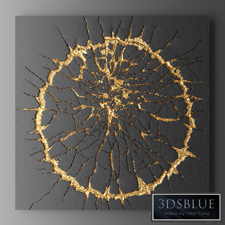 Decor for wall. Panel. 3D