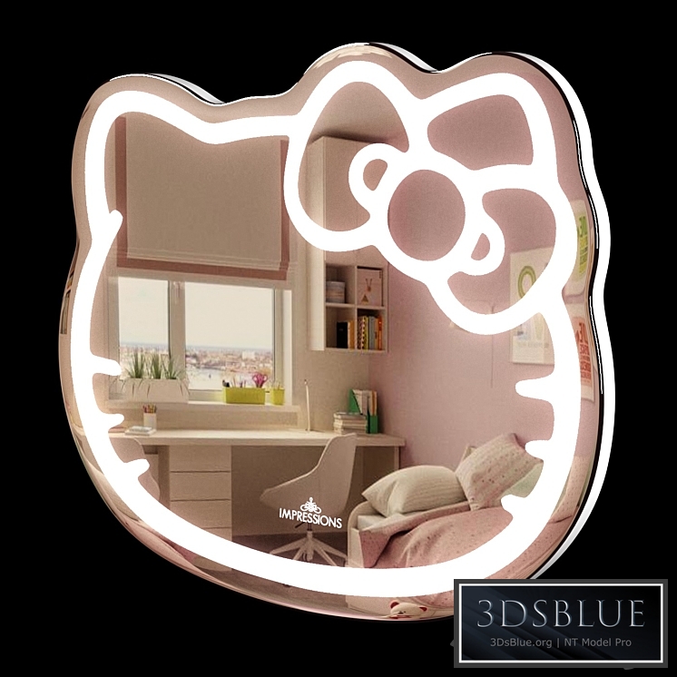 Hello Kitty LED Mirror