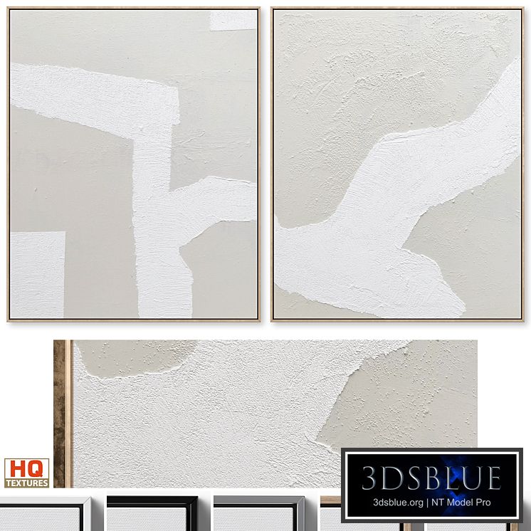Large Textural Plaster Abstract Wall Art C-511