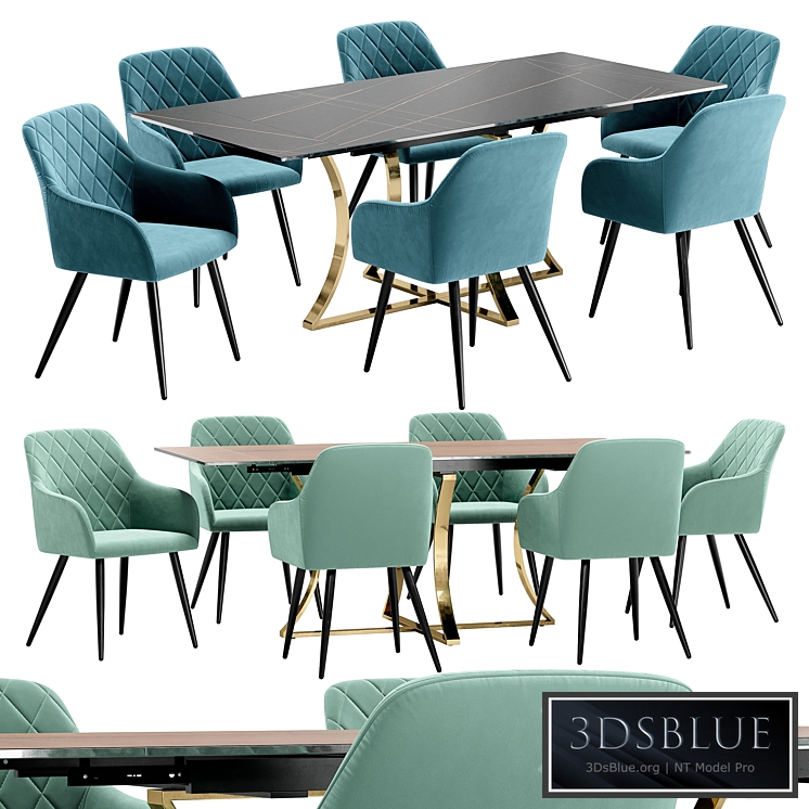 Dining chair Robert and table DT