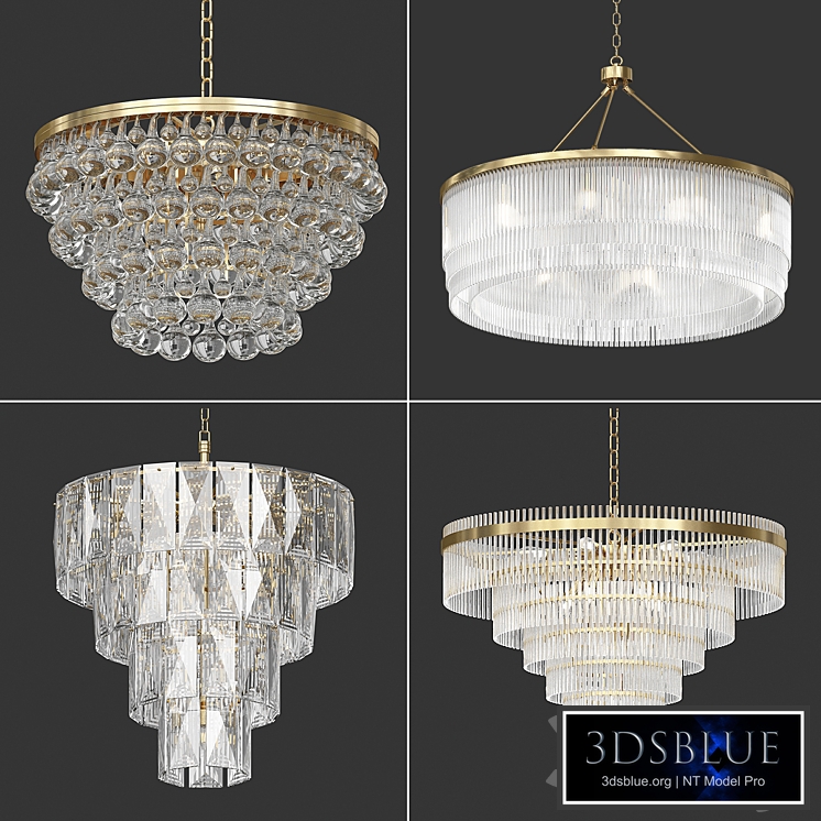 Four exclusive Eichholtz chandeliers