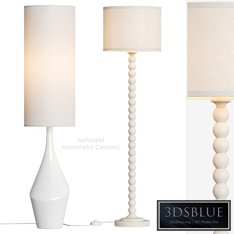 Naturalist Asymmetry Ceramic Floor Lamp West Elm