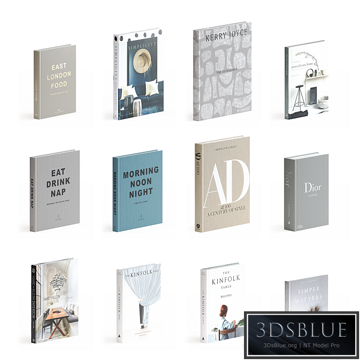 A set of books. Coffee Table Book Set 03