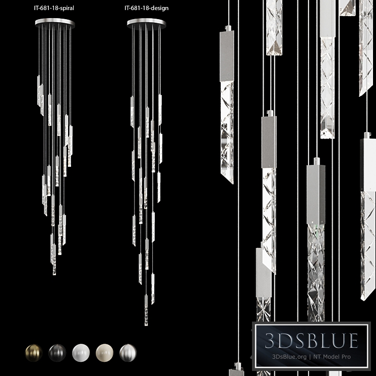 Pendant lamp Integrator-IT-681-18-spiral and Integrator-IT-681-18-design