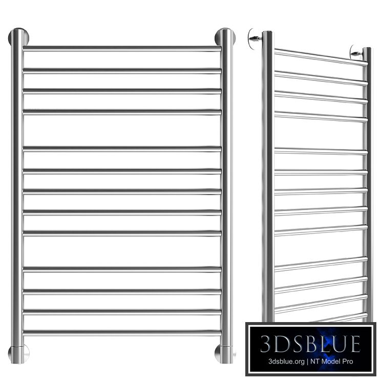 Water heated towel rail EWRIKA Safo B 80x50, chrome