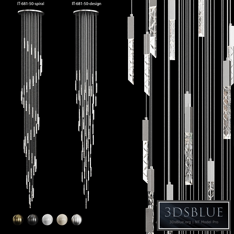 Pendant lamp Integrator-IT-681-50-spiral and Integrator-IT-681-50-design