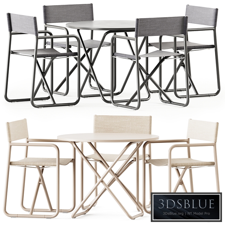 Trip Folding Table and Chair by Diabla / Garden Set