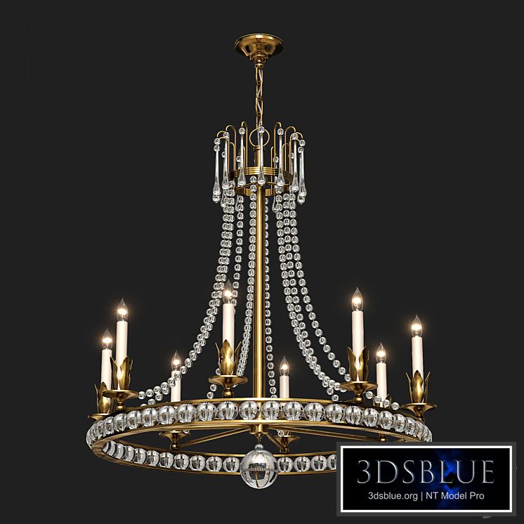 Visual Comfort Regency 31inch Large Chandelier by Joe Nye