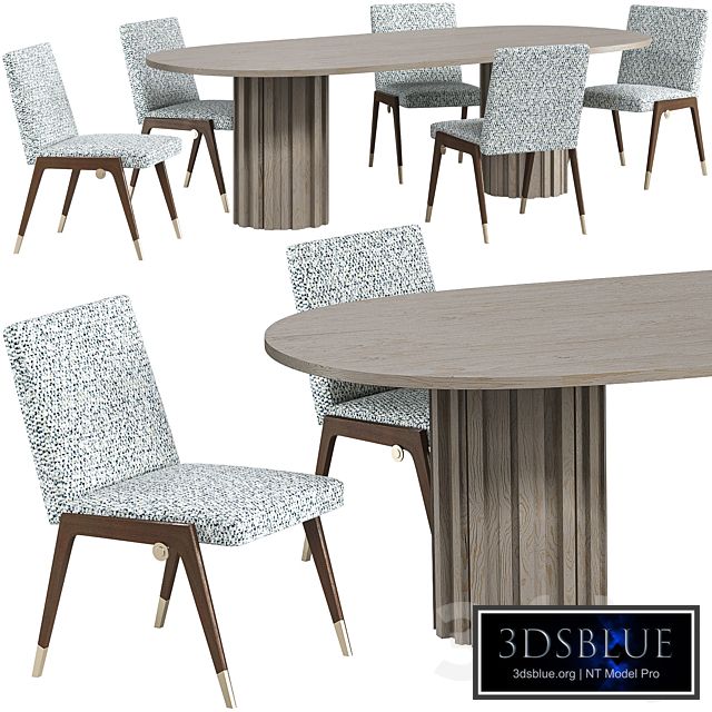 Dining table Baker McGuire Huxley and chair Baker McGuire Sling