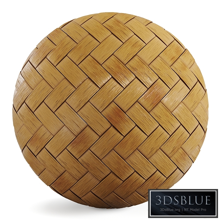 Bamboo Rattan PBR Material