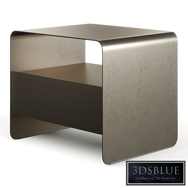 Flou Foglio Metal Bedside Table