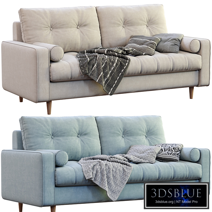 Sofa Siteno Barhat Mint