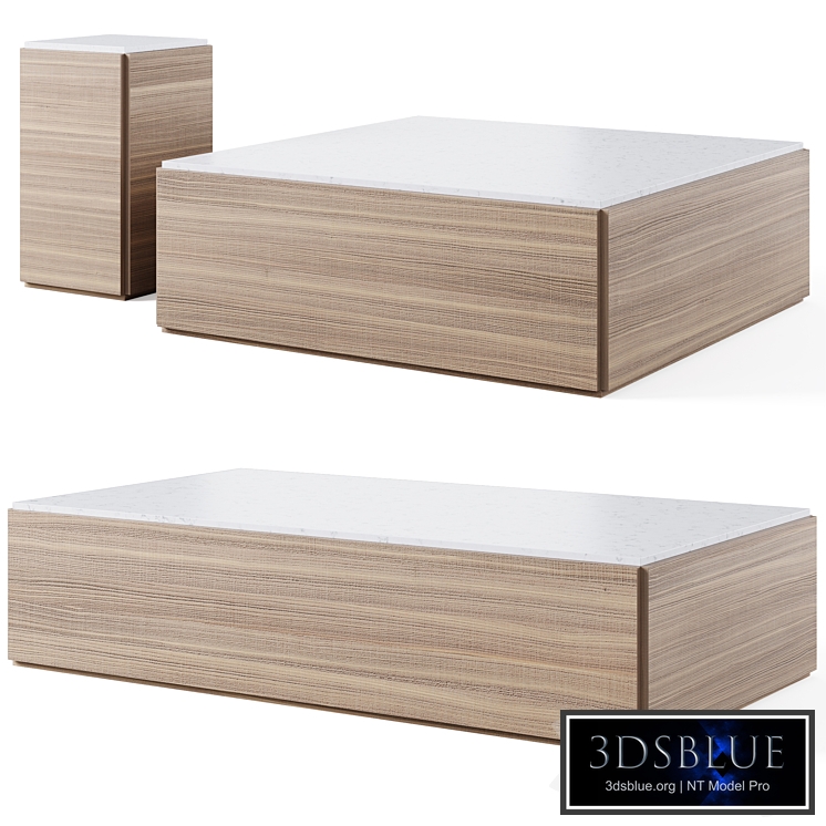 Troupe Pine Coffee Table by Crate and Barrel