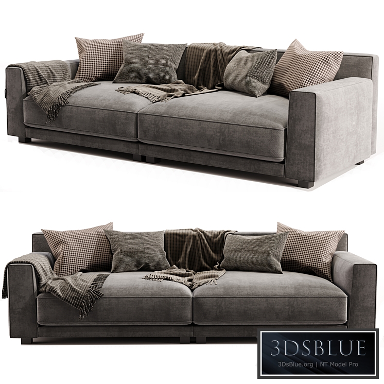 Jesse Daniel Chaise 2 Seater Sofa
