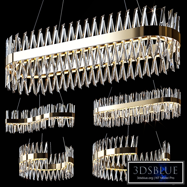 Hanging chandeliers Posto Al Sole