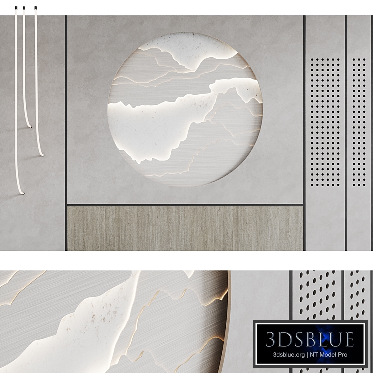 Decorative wall panel №8